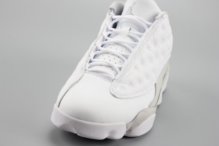 Air Jordan 13 Low“Pure Money” white mens 310810-100