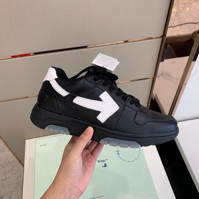 OFF WHITE™ C/O VIRGIL ABLOH OUT OF OFFICE LOW-TOP LEATHER SNEAKERS "OOO"